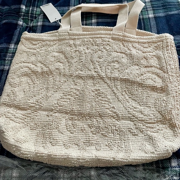 Raj Anthropologie Chenille Tote, NWT - Picture 2 of 7